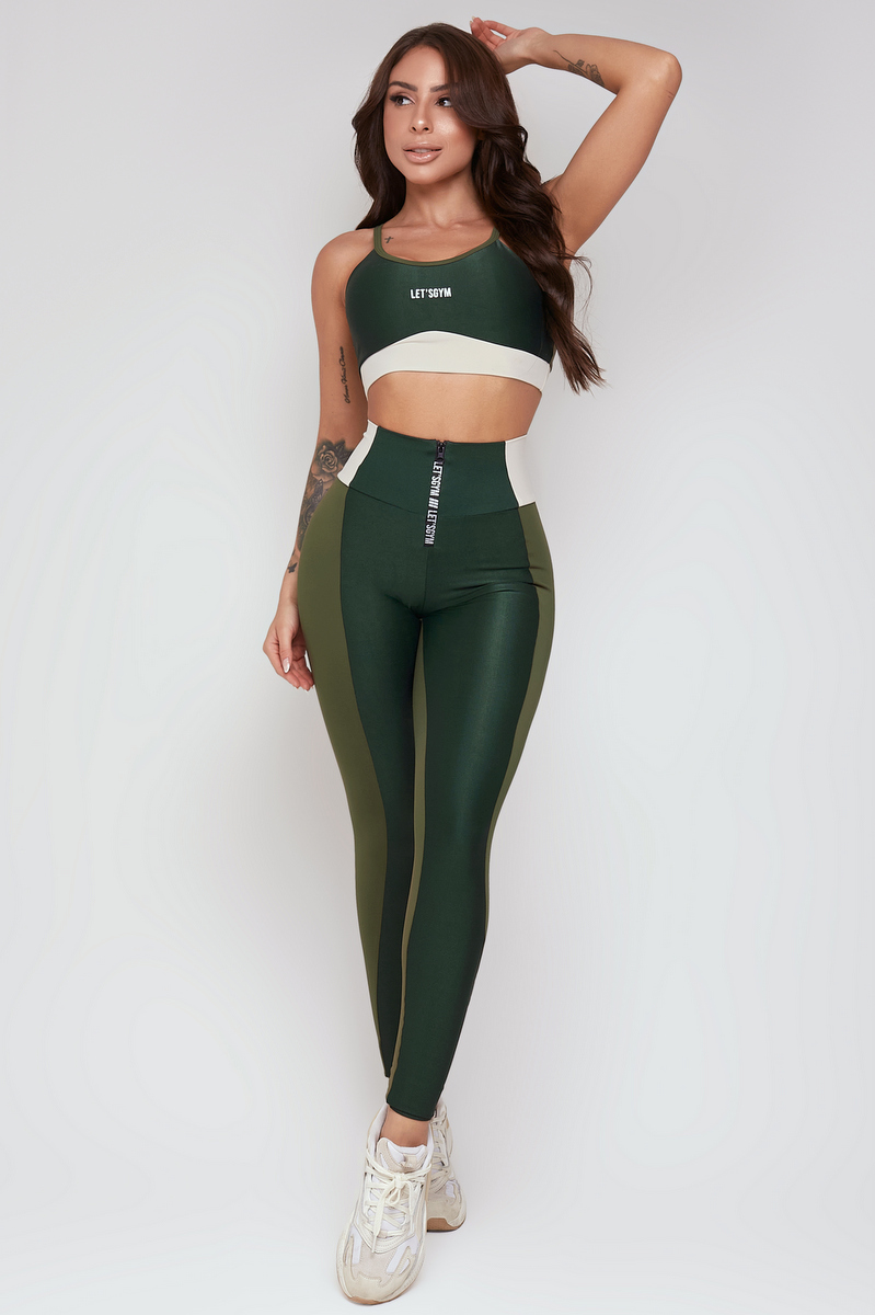 Lets Gym - Legging Glory Verde - 2285VD