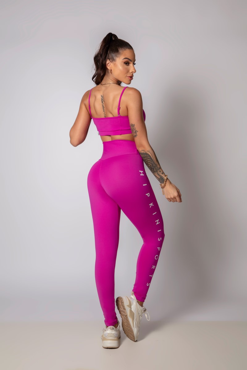 Hipkini - Strong Pink Legging with Side Silk - 33330398