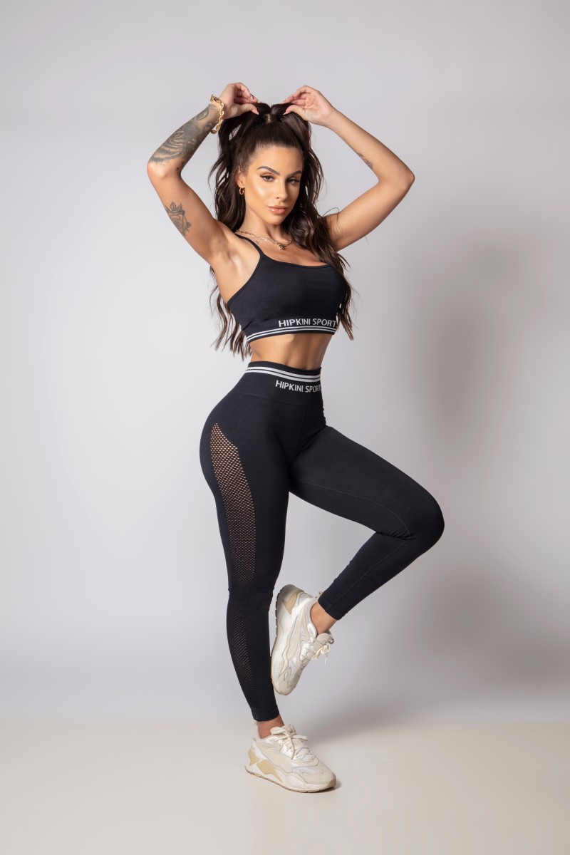 Hipkini - Black Strong Seamless Legging - 33330471