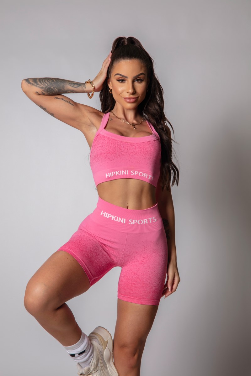 Hipkini - Shorts Strong Seamless Degradê Rosa - 33330463