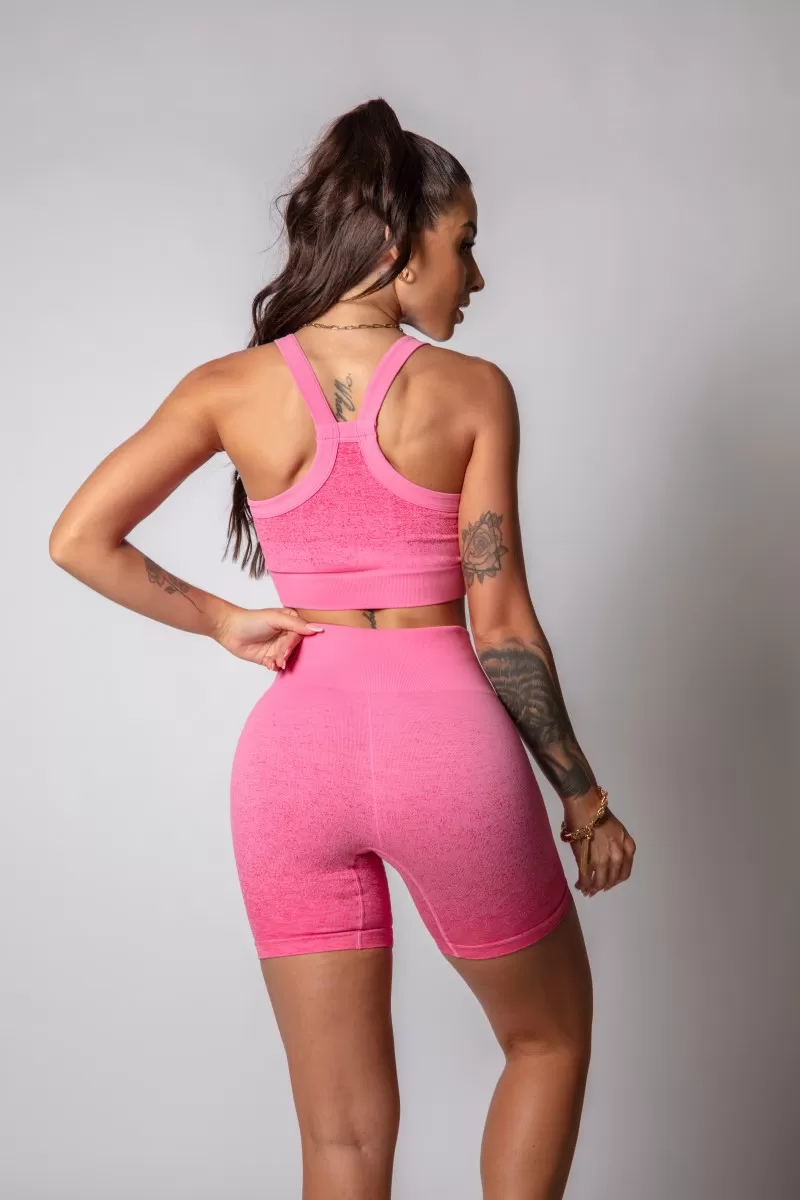 Hipkini - Shorts Strong Seamless Degradê Rosa - 33330463 Hipkini - Shorts Strong Seamless Degradê Rosa - 33330463
