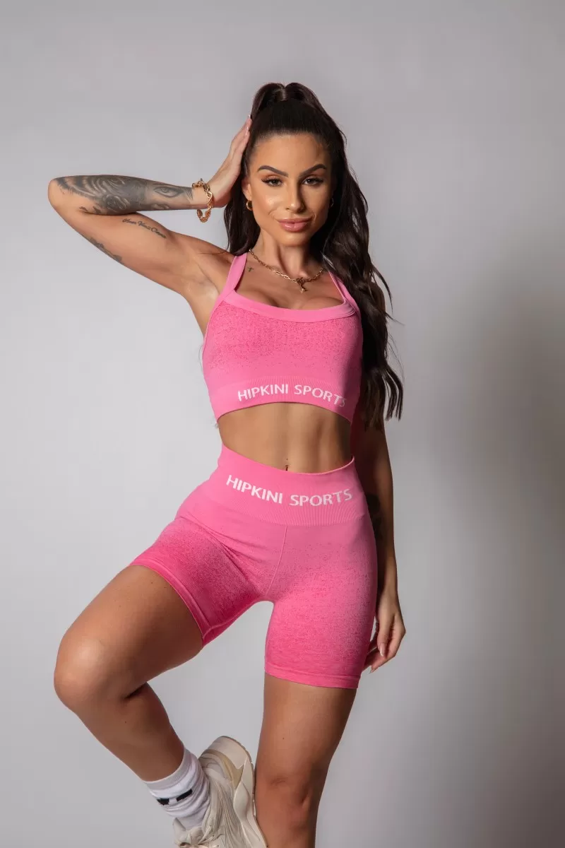 Hipkini - Shorts Strong Seamless Degradê Rosa - 33330463 Hipkini - Shorts Strong Seamless Degradê Rosa - 33330463