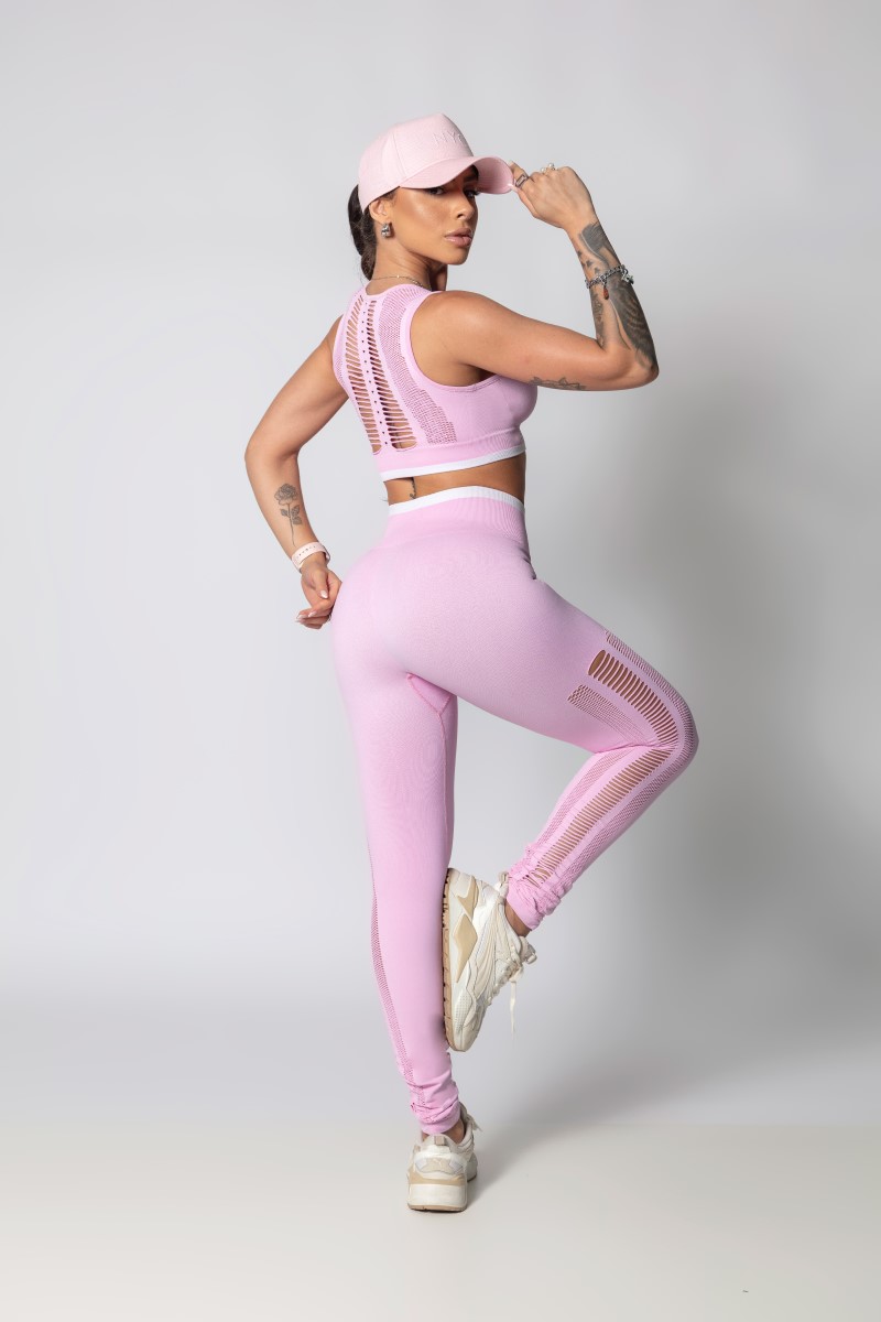 Hipkini - Legging Seamless JTC Rosa bebê - 33330535