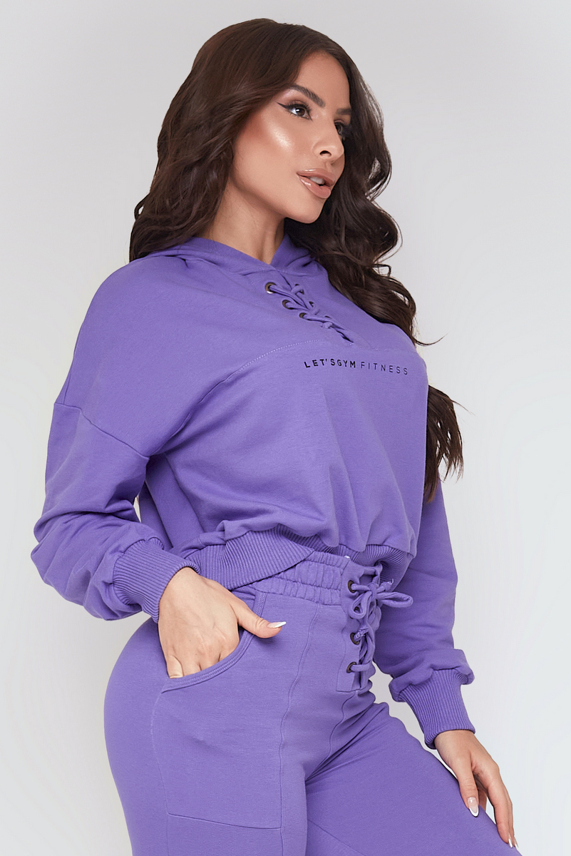 Lets Gym - Lavender Disruptive Blouse - 1909ALV