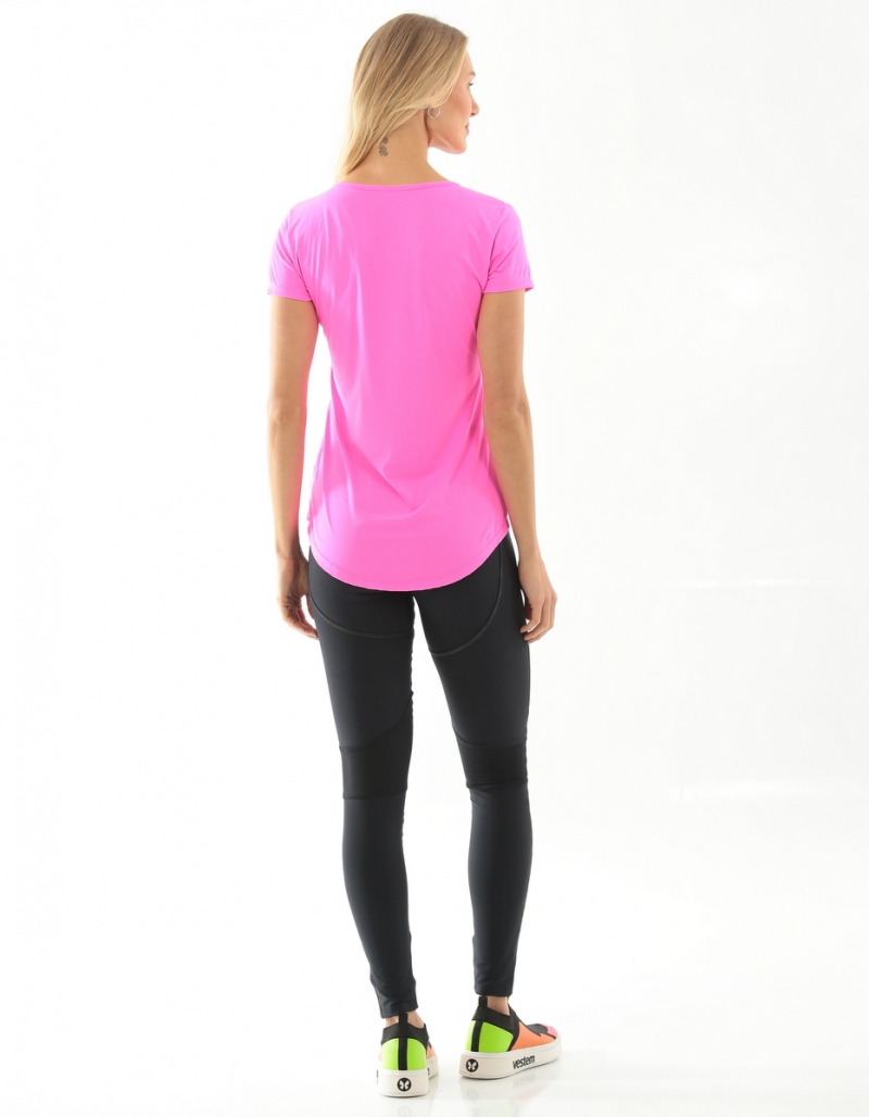 Vestem - Blusa Manga Curta Kerr Pink Neon - BMC552.SP.C0003