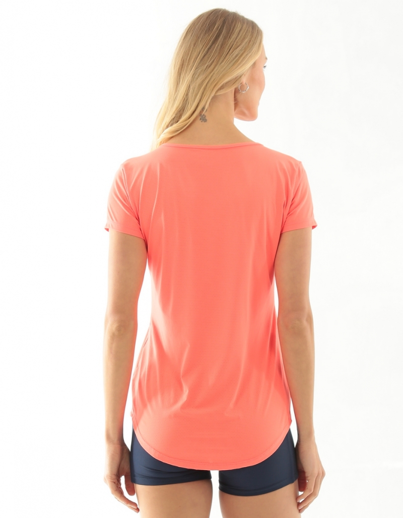 Vestem - Blusa Manga Curta Kerr Laranja Neon - BMC552.SP.C0007