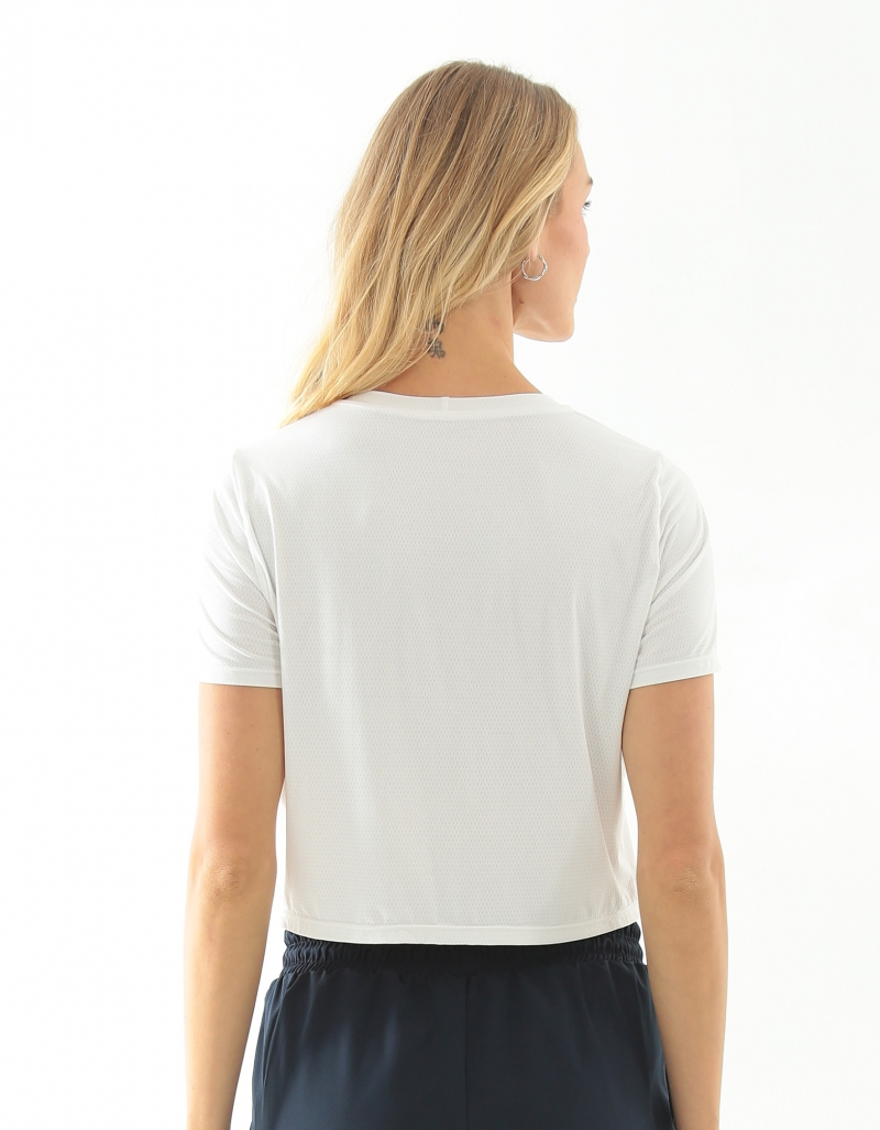 Vestem - Dry Fit Aitana Short Sleeve Shirt White - BMC644.SP.C0001
