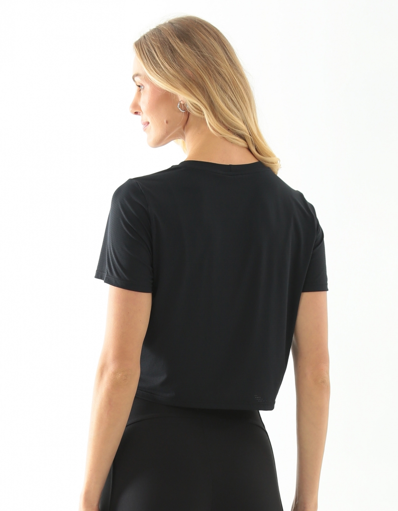 Vestem - Aitana Short Sleeve Dry Fit Shirt Black - BMC644.SP.C0002