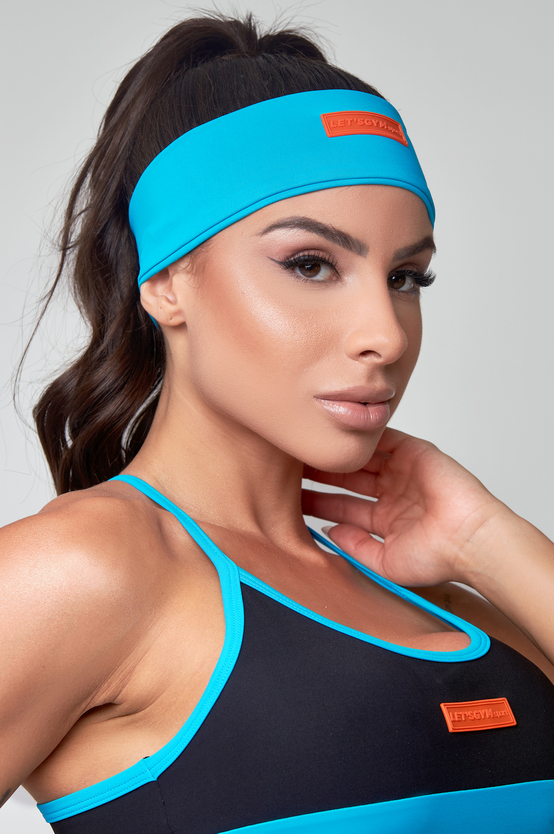 Lets Gym - Faixa De Cabelo Balm Azul - 2283AZ