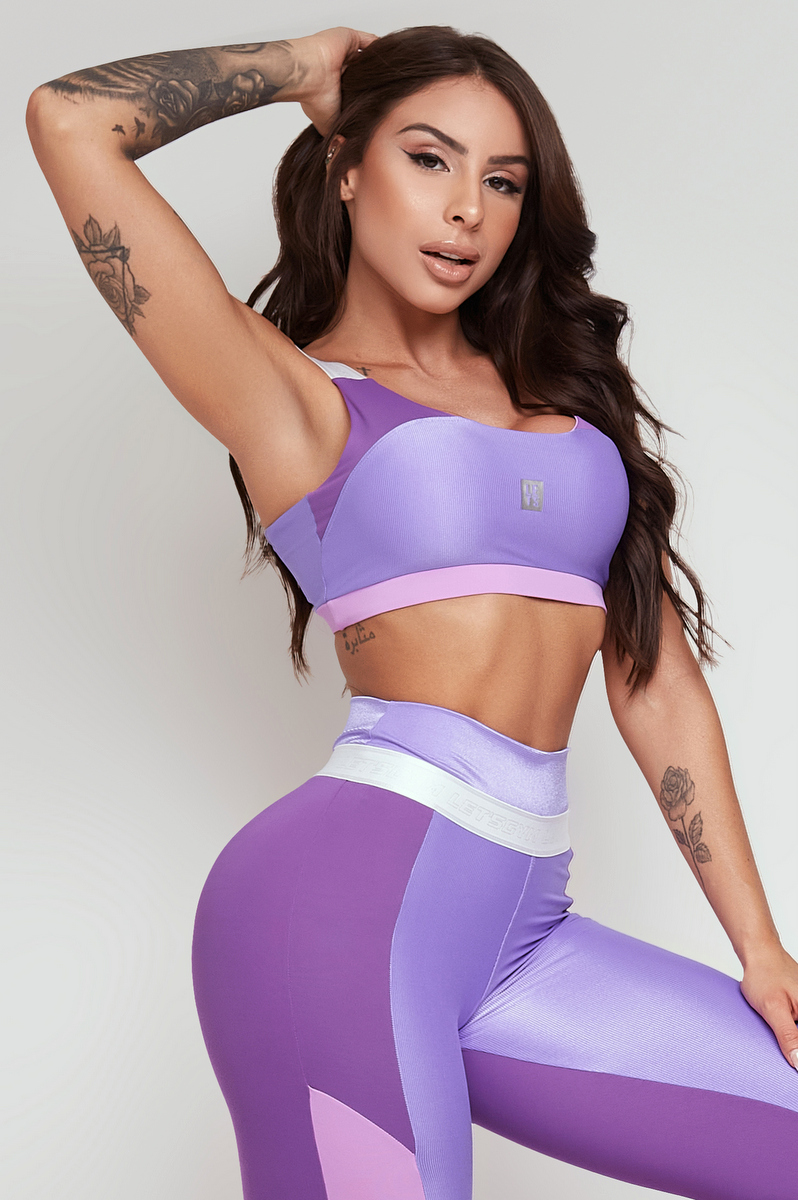 Lets Gym - Lavender Lumina Top - 2316LV