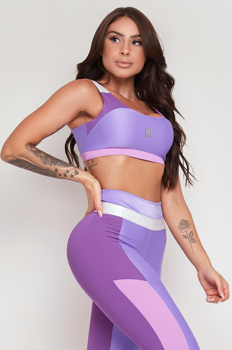 Lets Gym - Top Lumina Lavanda - 2316LV