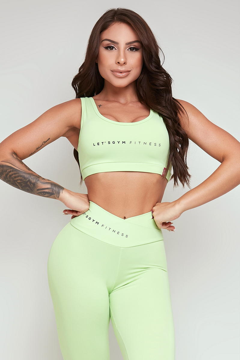 Lets Gym - Top Candy Verde Neon - 2304VDN