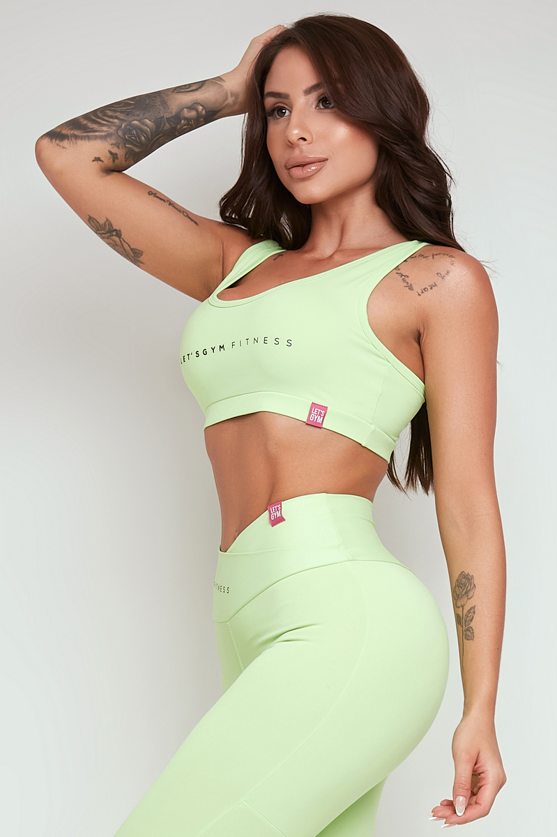 Lets Gym - Top Candy Verde Neon - 2304VDN