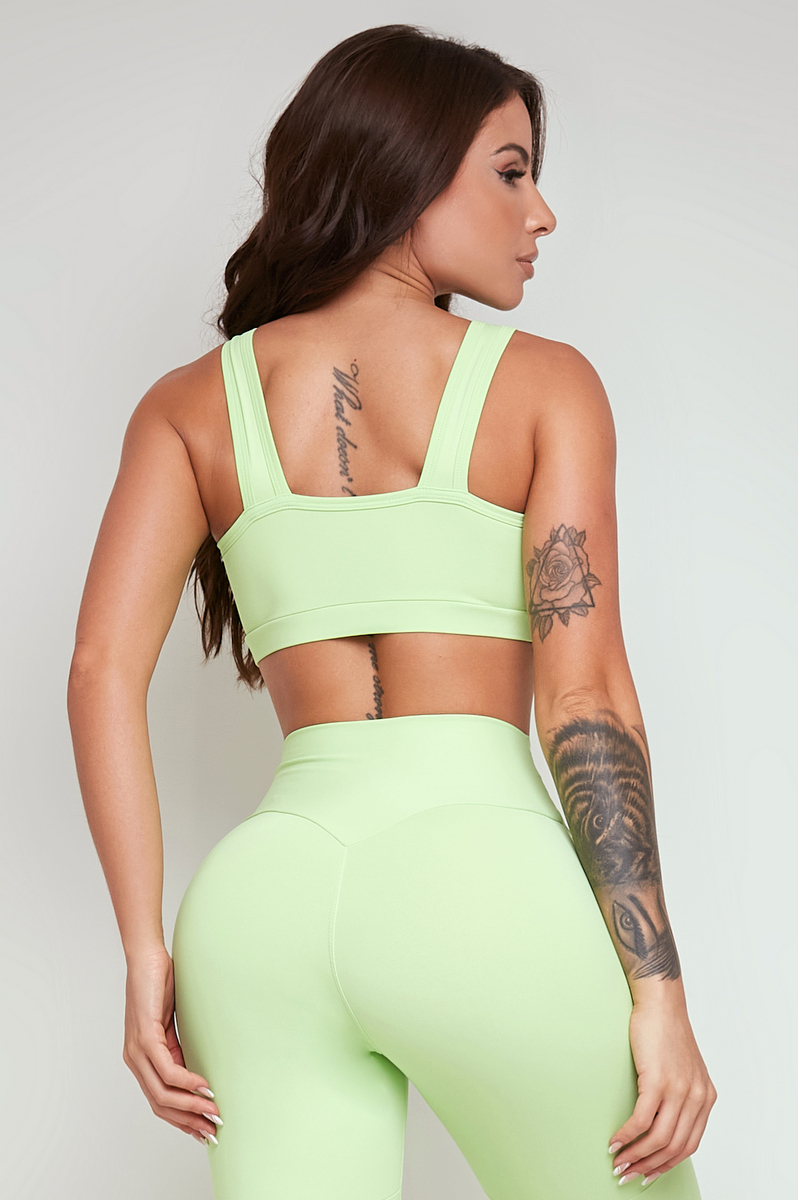 Lets Gym - Neon Green Candy Top - 2304VDN