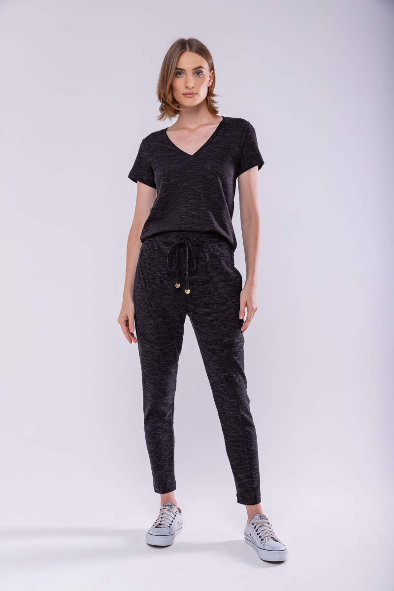 Hidrogênio - REGINA JOGGER PANTS BLACK - 19922001