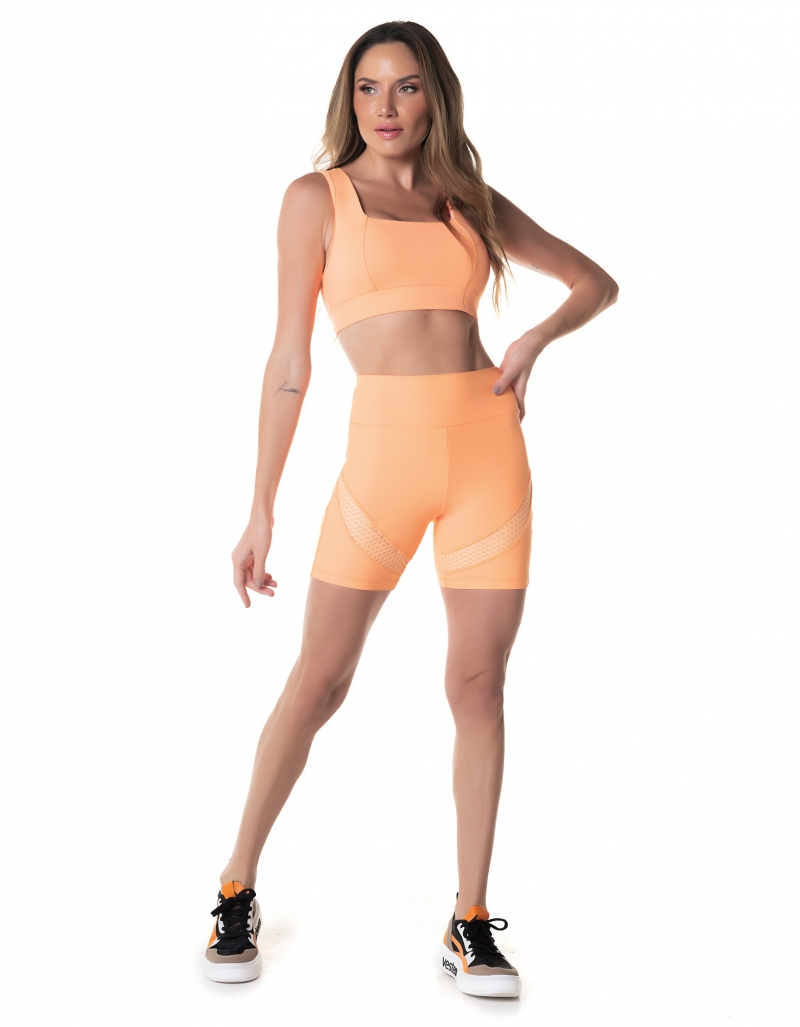 Vestem - Energy Orange Bubble Shorts - BER227.I24.C0373