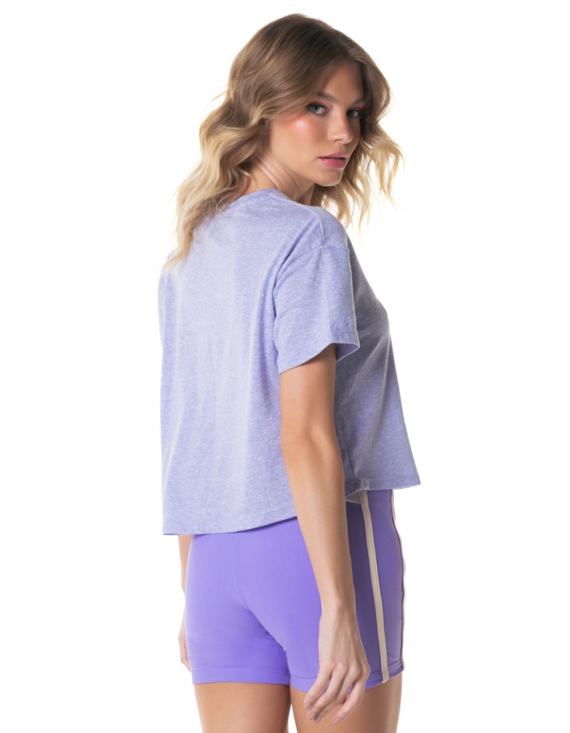 Vestem - Blusa Manga Curta Eco Lavanda Neon - BMC336.I24.C0412