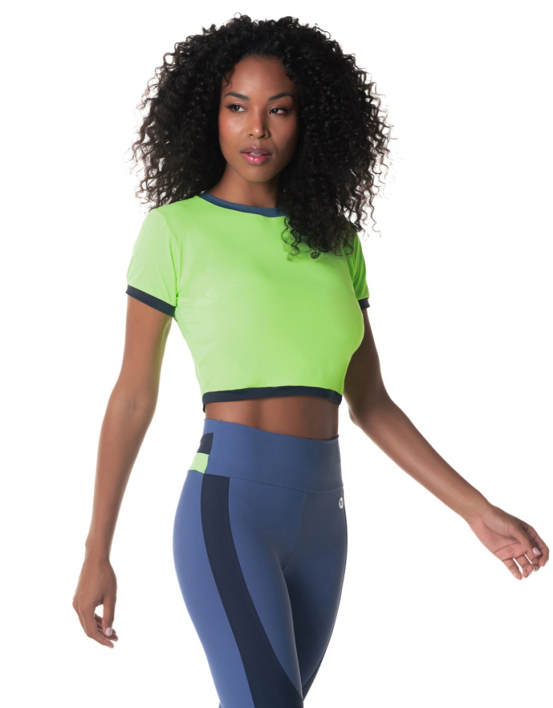 Vestem - Blusa Manga Curta Dry Fit Oops Verde Neon - BMC477.I24.C0041