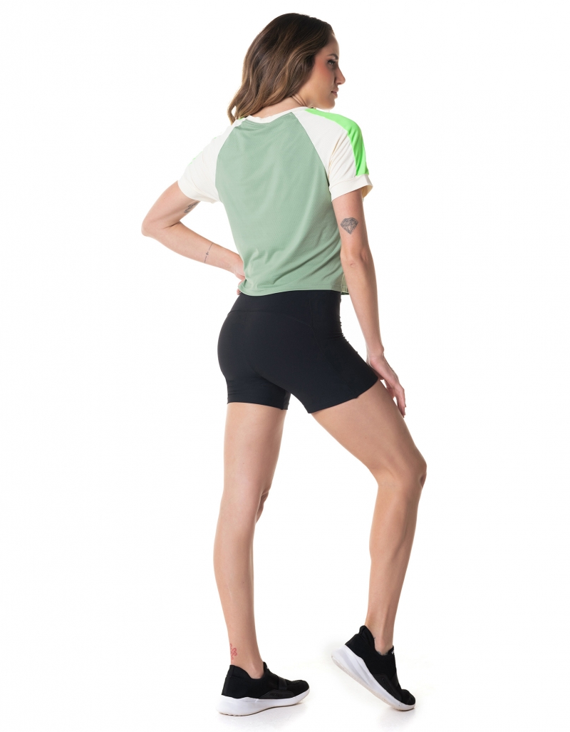 Vestem - Blusa Manga Curta Dry Fit Bold Verde Alecrim - BMC731.I24.C0400