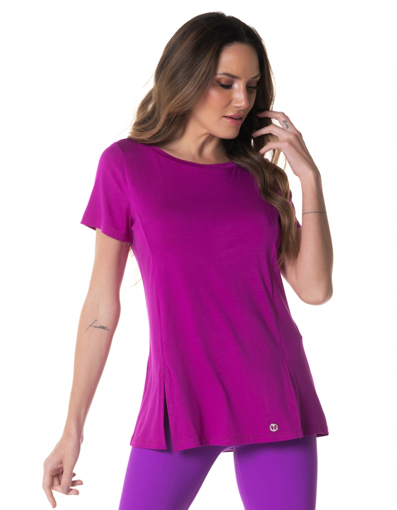 Vestem - Blusa Manga Curta Dallas Fucsia - BMC734.I24.C0433