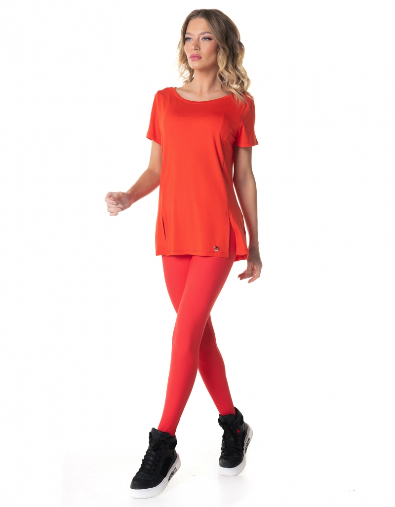 Vestem - Blusa Manga Curta Dallas Tomate Vermelho - BMC734.I24.C0441