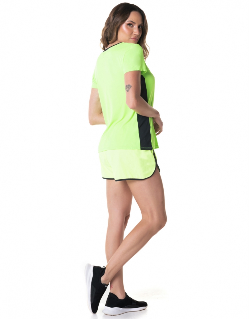 Vestem - Neon Green Dry Fit Restore Short Sleeve Shirt - BMC739.I24.C0041