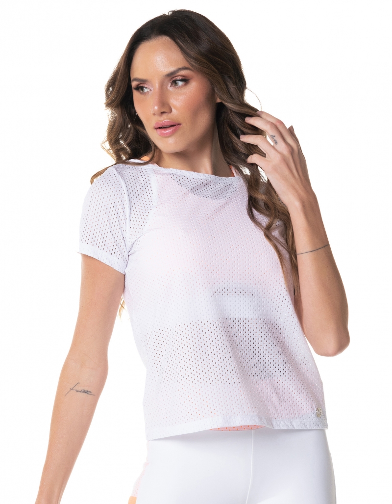 Vestem - Blusa Manga Curta Neo Branco - BMC741.I24.C0001