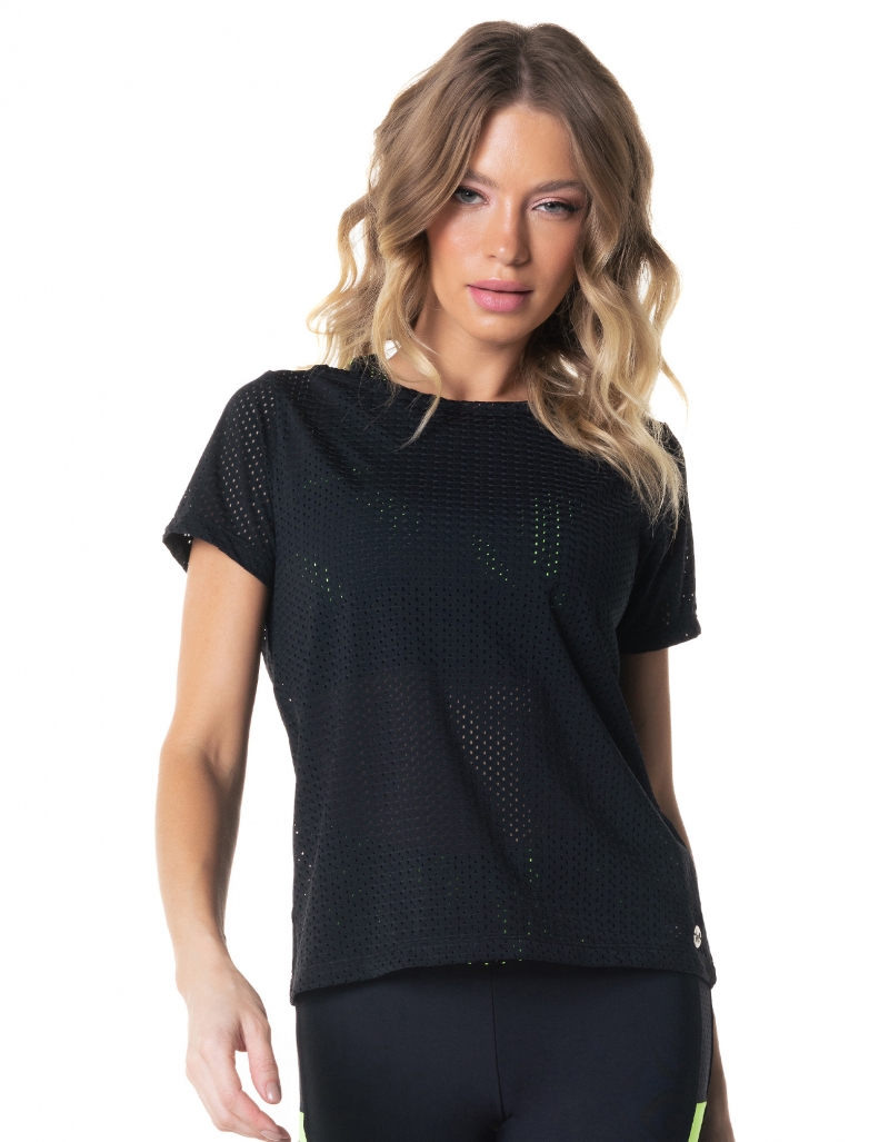 Vestem - Neo Black Short Sleeve Shirt - BMC741.I24.C0002