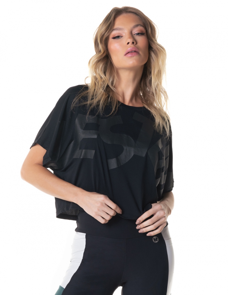 Vestem - Blusa Manga Curta Dry Fit Beats Preto - BMC745.I24.C0002