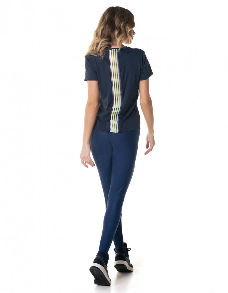Vestem - Dark Cyber Navy Short Sleeve Shirt - BMC749.I24.C0173