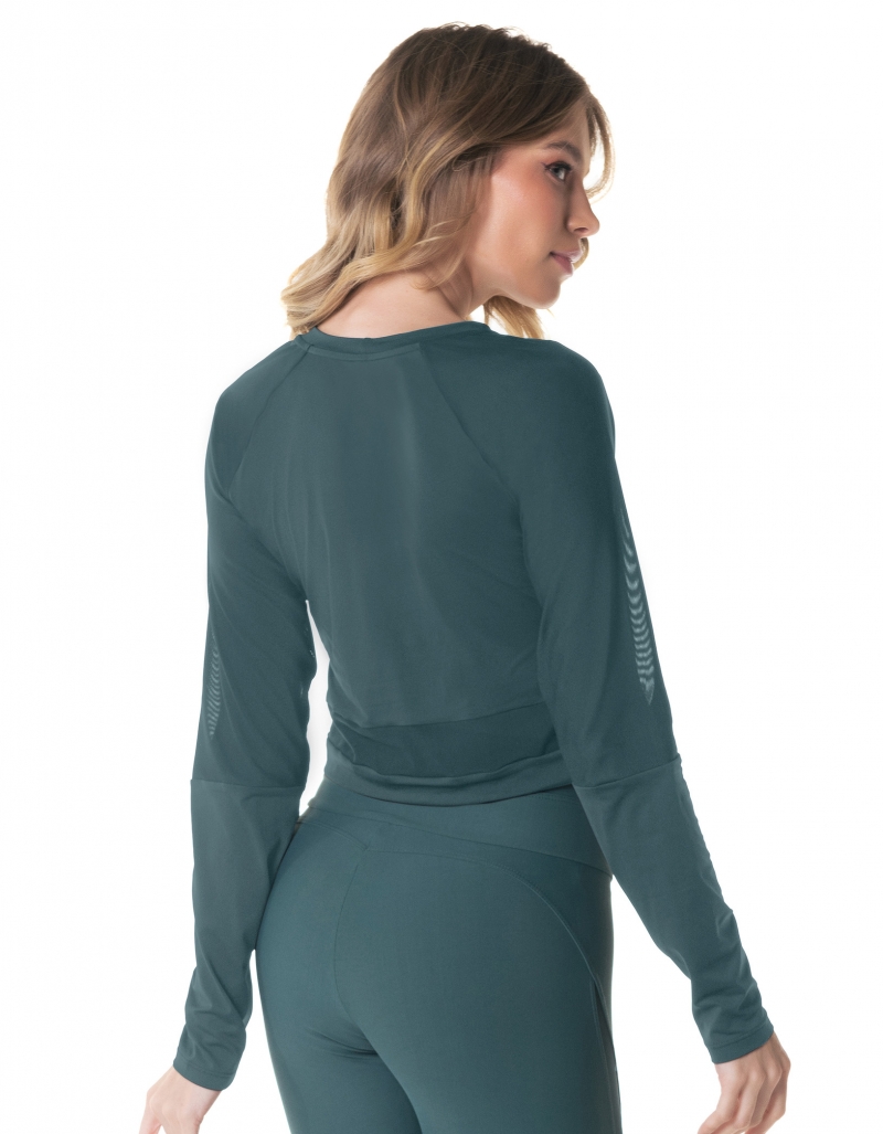 Vestem - Blusa Manga Longa Skin Verde Palace - BML445.I24.C0429