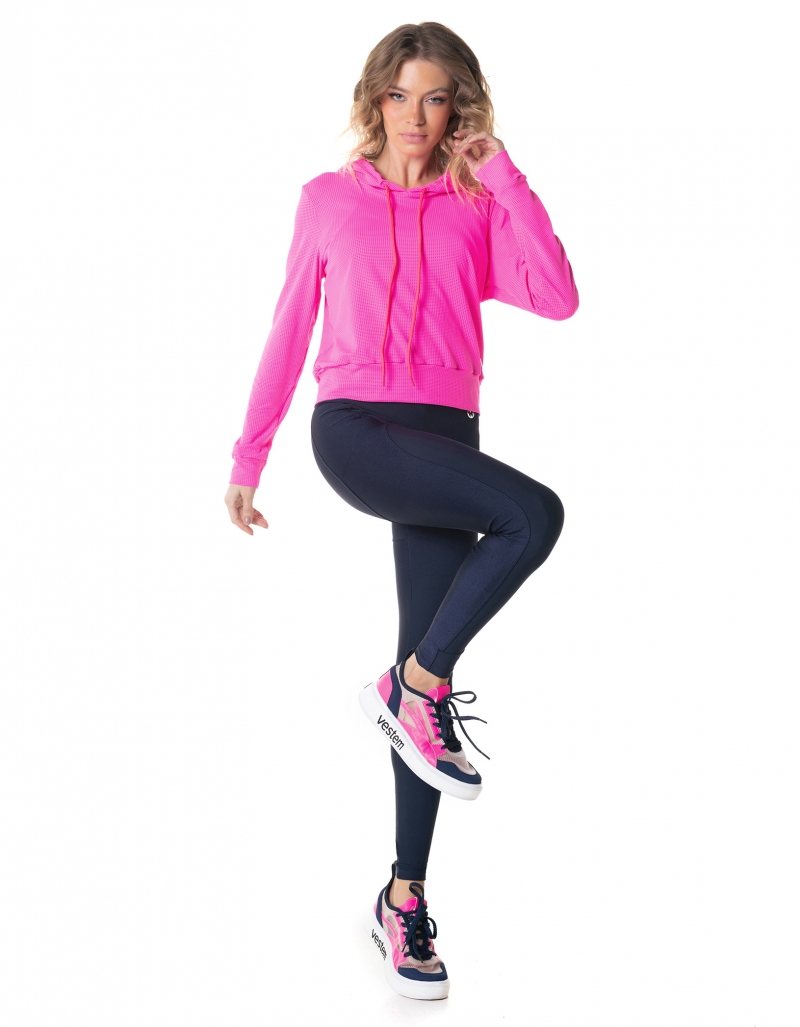 Vestem - Energy Gym Pink Neon Long Sleeve Shirt - BML449.I24.C0003