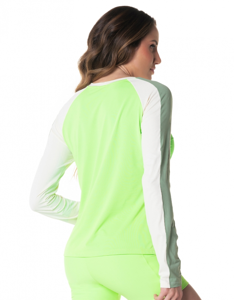 Vestem - Long Sleeve Shirt Dry Fit Flexy Neon Green - BML458.I24.C0041