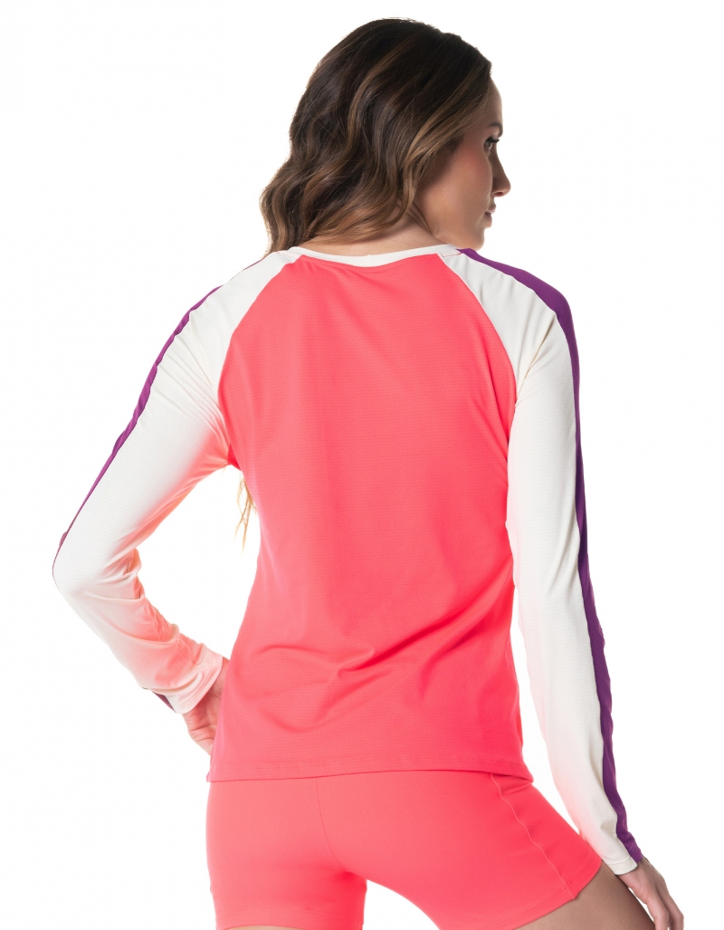 Vestem - Long Sleeve Shirt Dry Fit Flexy Pink Electra - BML458.I24.C0428