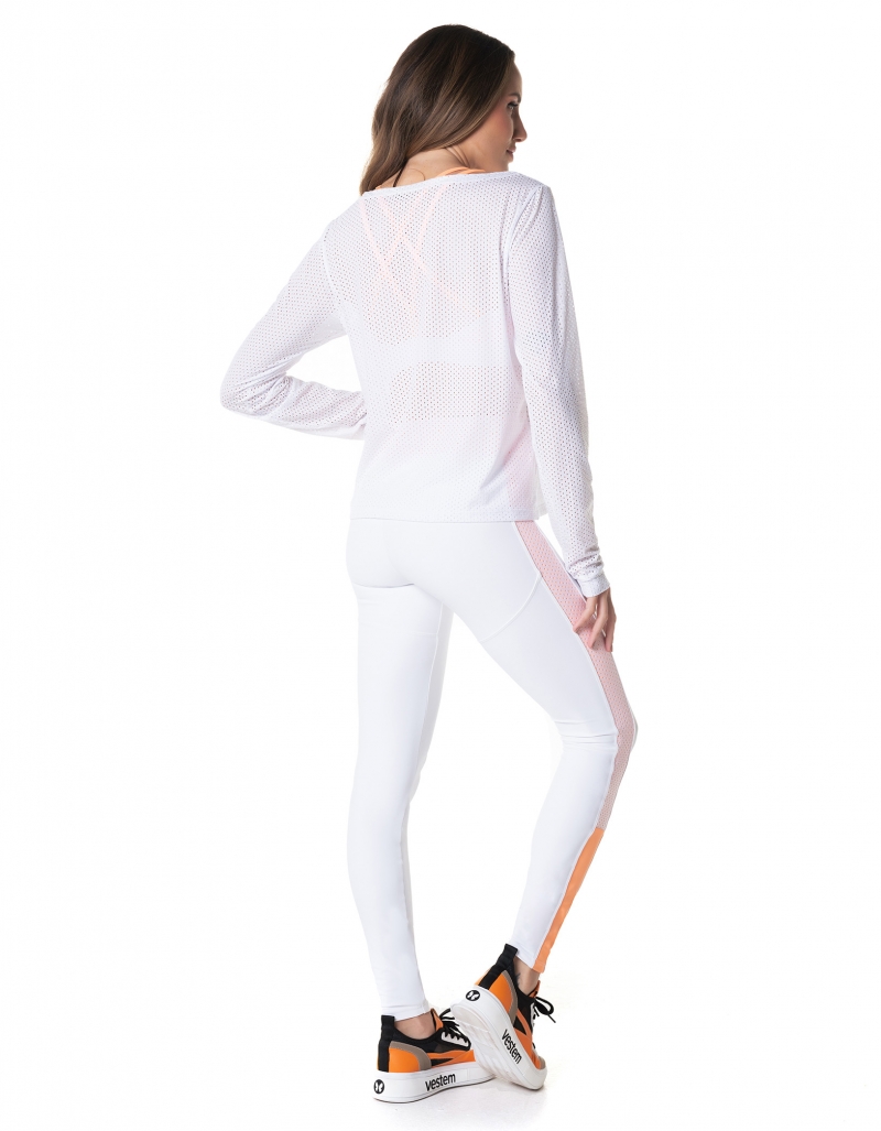Vestem - White Clubber Long Sleeve Shirt - BML50.I24.C0001