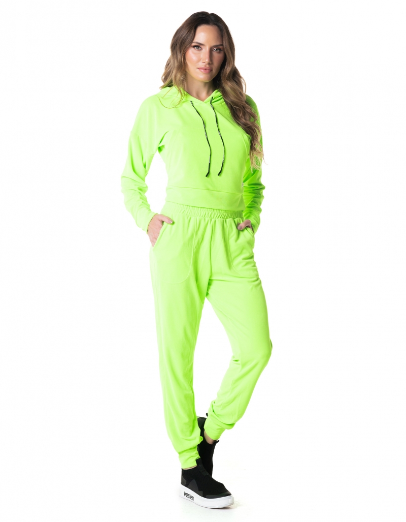 Vestem - Conjunto de Blusa e Calca Kate Verde Neon - CJ16.I24.C0041