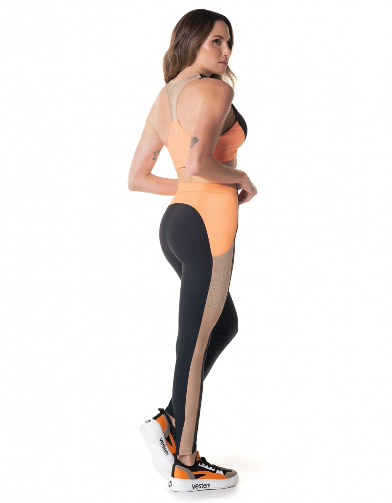 Vestem - Black Glimmer leggings - FS1255.I24.C0002