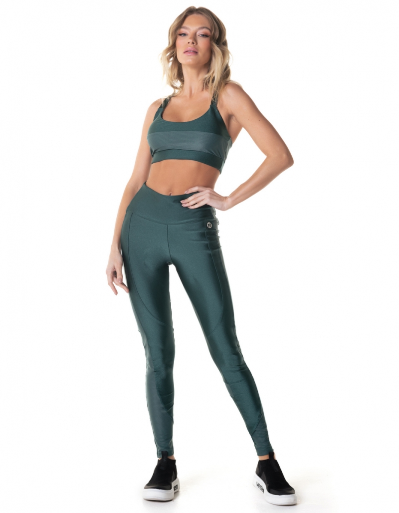 Vestem - Legging Fuso Atenas Verde Palace - FS1262.I24.C0429