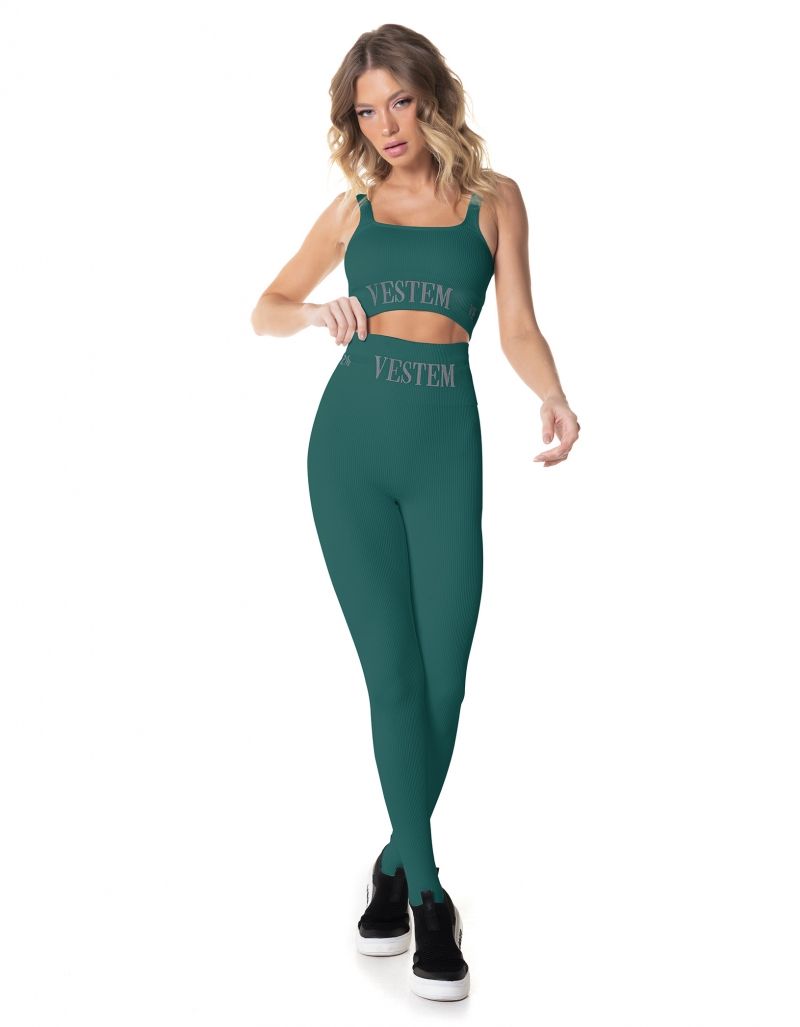 Vestem - Elis Verde Palace leggings - FS1357.I24.C0429