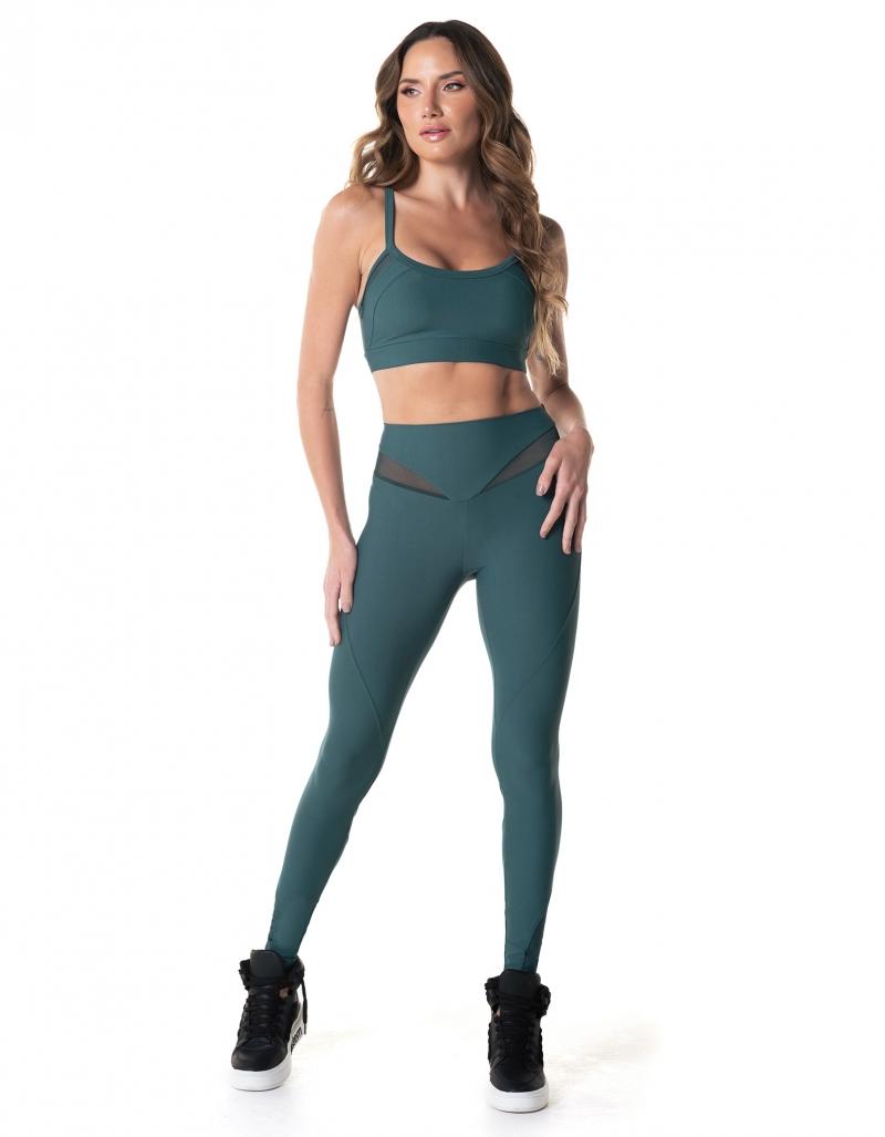 Vestem - Aerobic Verde Palace leggings - FS1363.I24.C0429