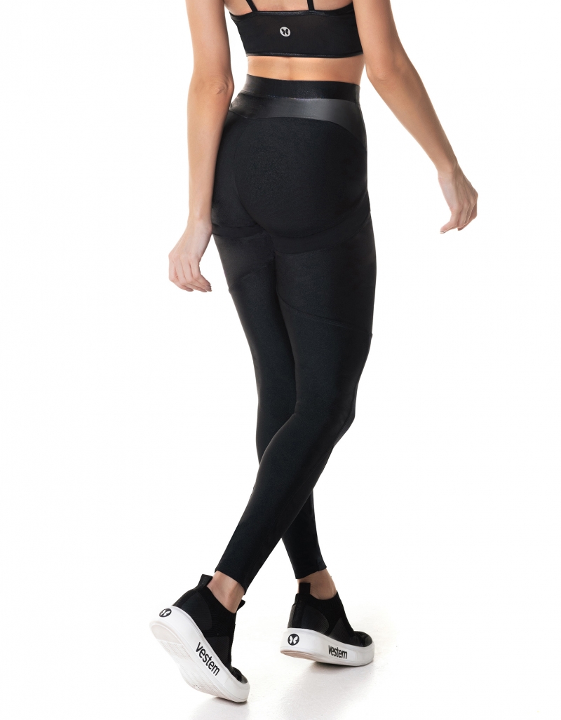 Vestem - Black Cyber leggings - FS1374.I24.C0002