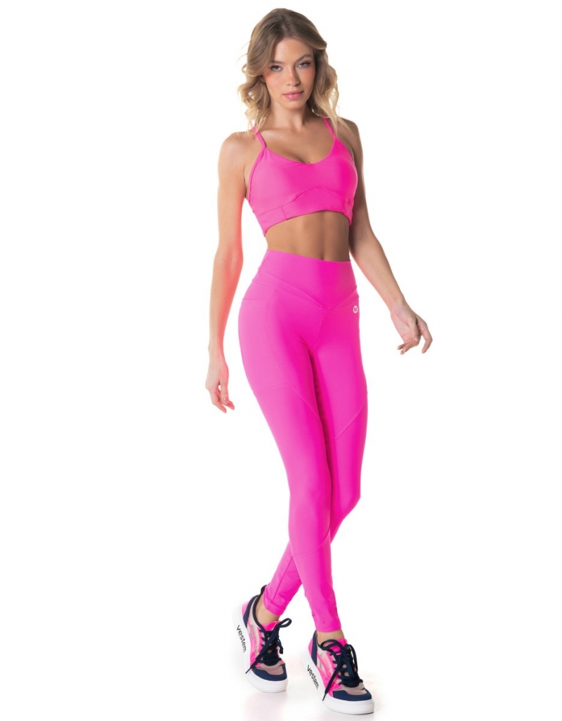 Vestem - Legging Fuso Eco Pink Neon - FS1377.I24.C0003