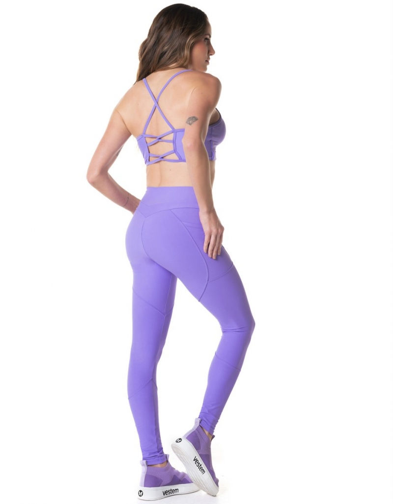 Vestem - Neon Lavender Eco leggingss - FS1377.I24.C0412