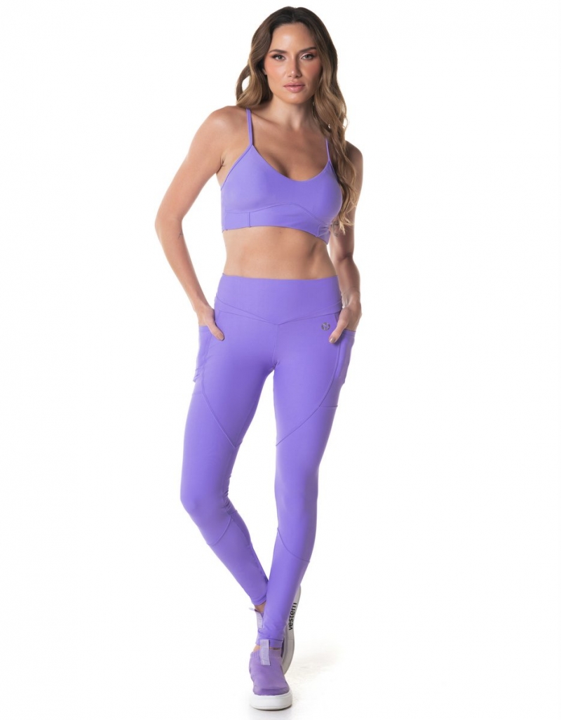 Vestem - Neon Lavender Eco leggingss - FS1377.I24.C0412