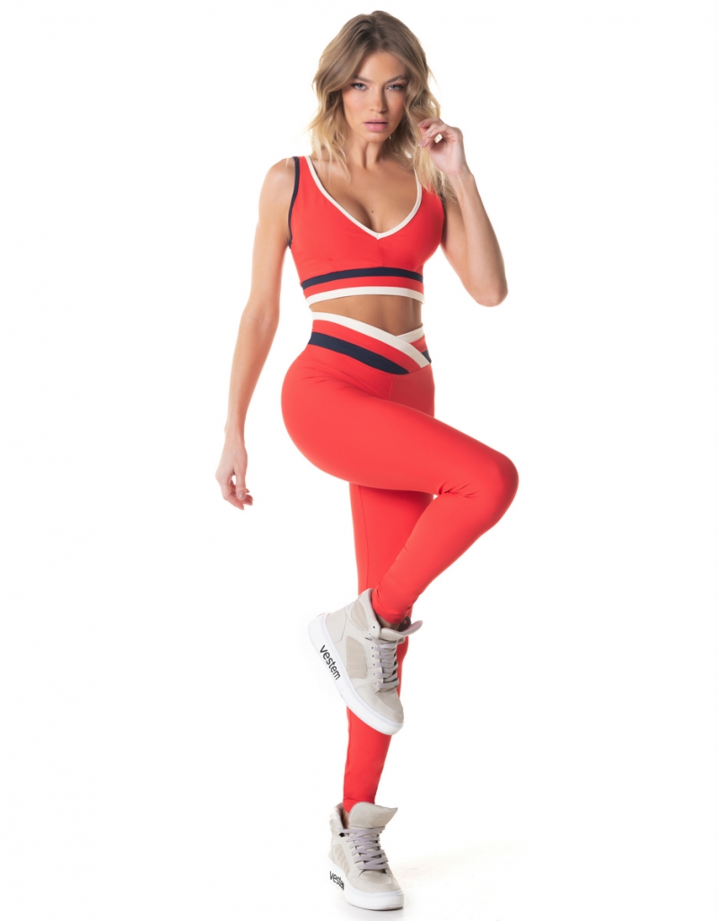 Vestem - Legging Fuso Pulse Tomate Vermelho - FS1382.I24.C0441