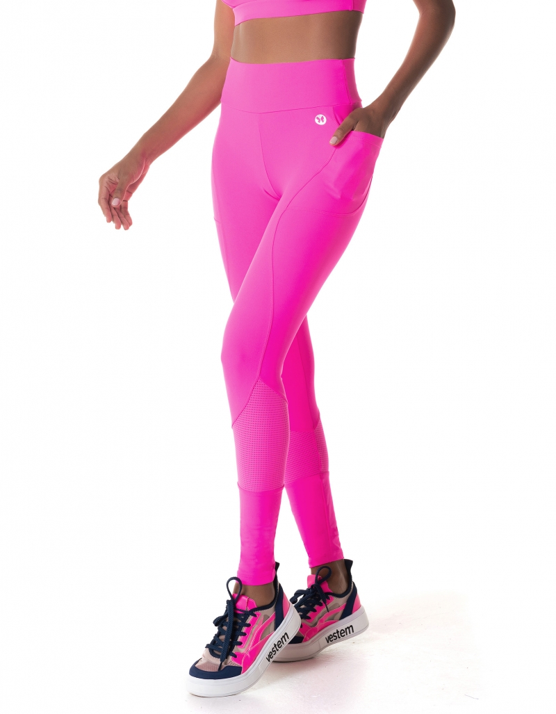 Vestem - Elementary Pink Neon leggings - FS606.I24.C0003