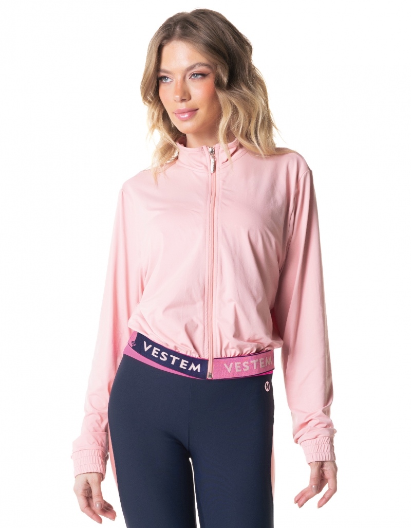 Vestem - Pink Romance Push Ups Jacket - JAC195.I24.C0243