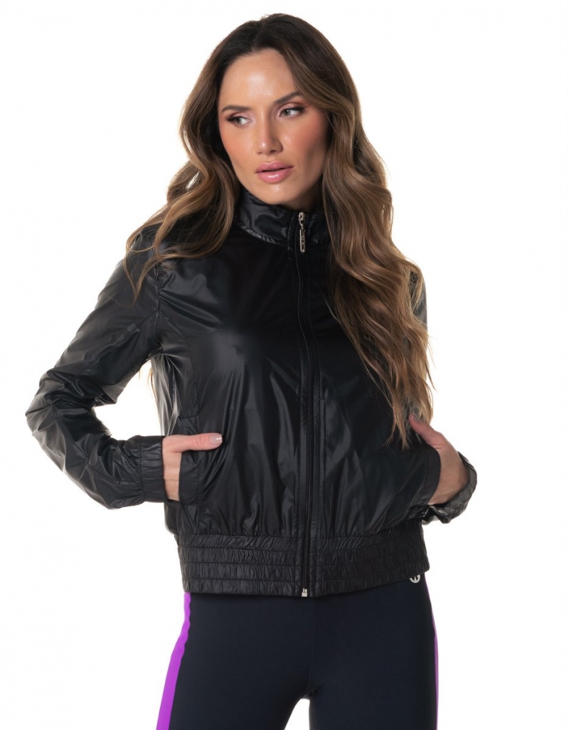 Vestem - Black Pulse Bomber Jacket - JAC235.I24.C0002