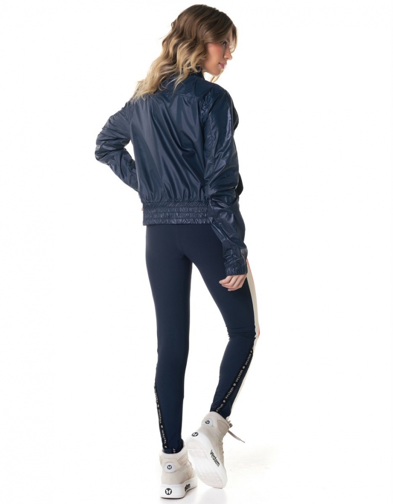 Vestem - Dark Navy Pulse Bomber Jacket - JAC235.I24.C0173