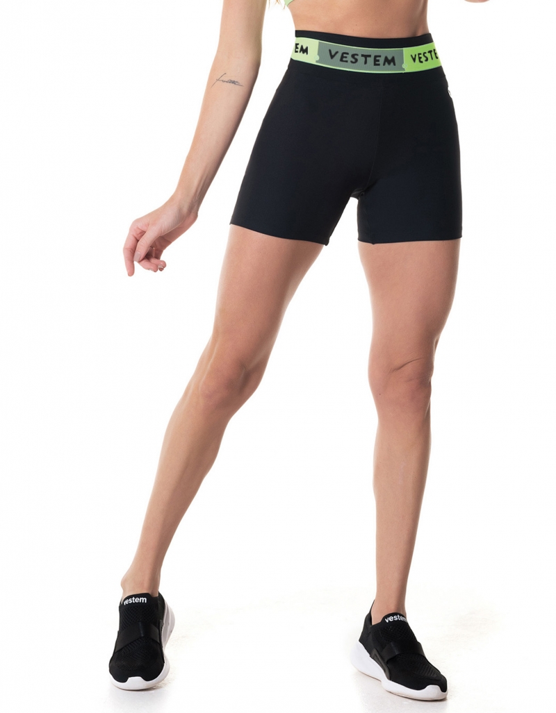 Vestem - Bold Black Shorts - SH568.I24.C0002